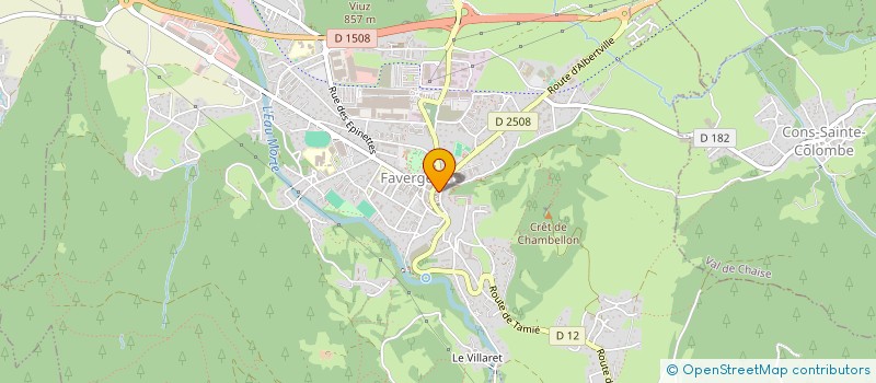 localisation de l'entreprise MADAME FREDERIQUE ALCIATO  FAVERGES-SEYTHENEX