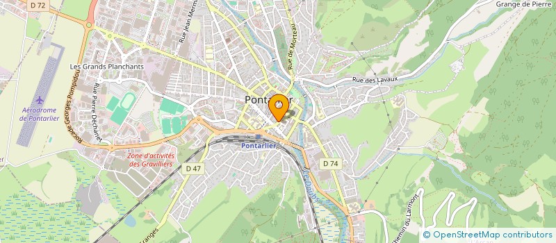 localisation de l'entreprise MADAME FREDERIQUE ALLIMANN à PONTARLIER