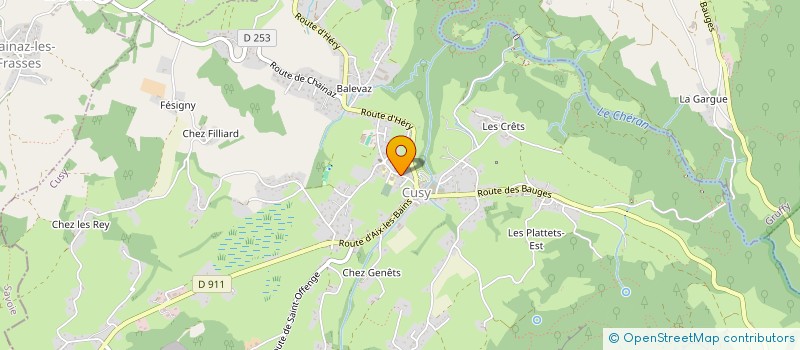 localisation de l'entreprise MADAME FREDERIQUE ANSELME  GRUFFY