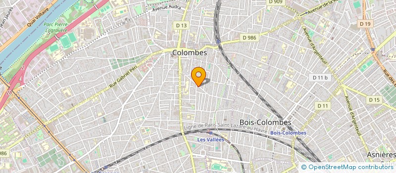 localisation de l'entreprise MADAME FREDERIQUE ARIXI à COLOMBES