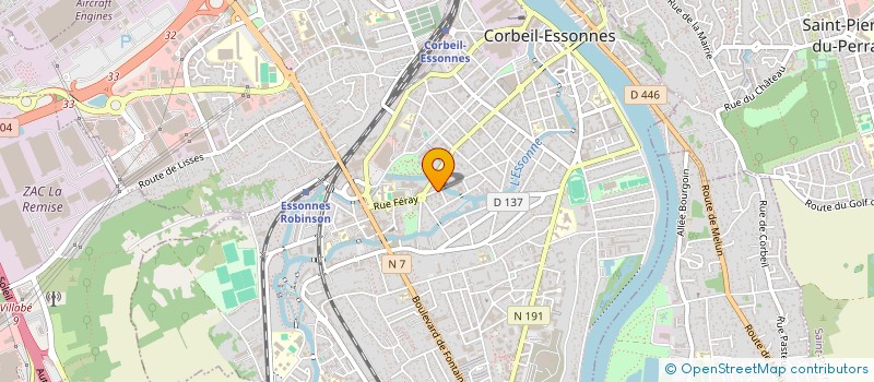 localisation de l'entreprise MADAME FREDERIQUE ARTIGNY à CORBEIL-ESSONNES