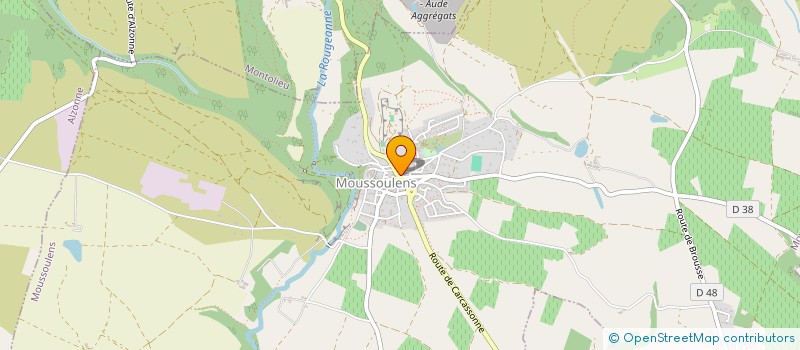 localisation de l'entreprise MADAME FREDERIQUE AURORA  MOUSSOULENS