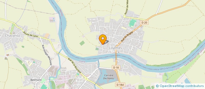 localisation de l'entreprise MADAME FREDERIQUE AZOULAY  LOYETTES