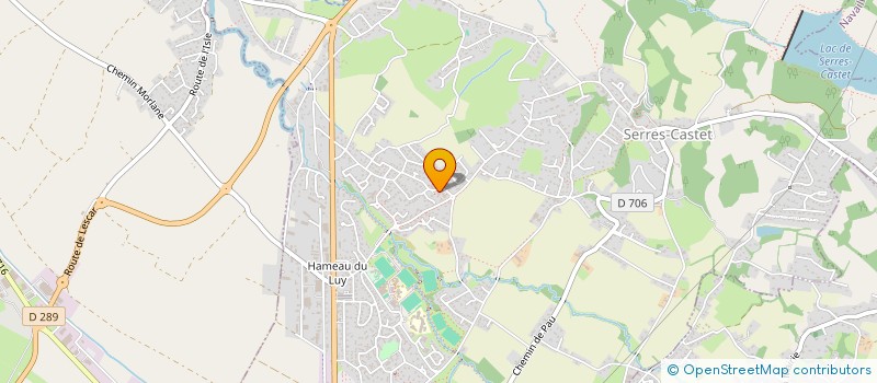 localisation de l'entreprise MADAME FREDERIQUE BANEWITZ  SERRES-CASTET