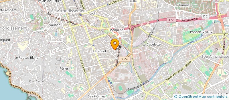 localisation de l'entreprise MADAME FREDERIQUE BARALE  MARSEILLE