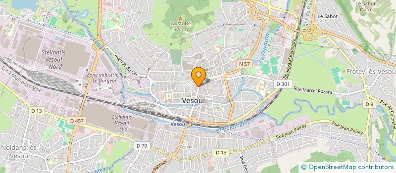 localisation de l'entreprise MADAME FREDERIQUE BARBIER  VESOUL