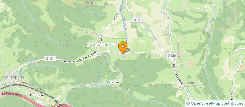 localisation de l'entreprise MADAME FREDERIQUE BARTA  CASTERA-LANUSSE