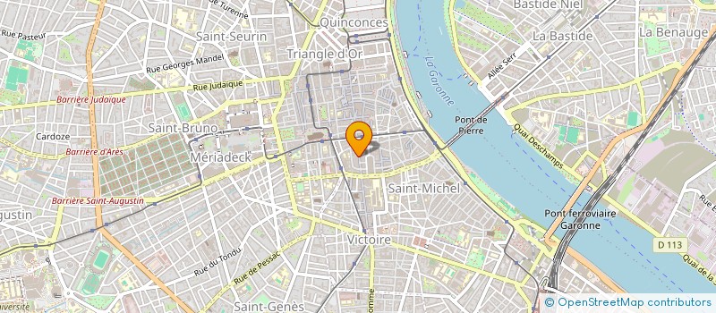 localisation de l'entreprise MADAME FREDERIQUE BARTHELEMY  BORDEAUX