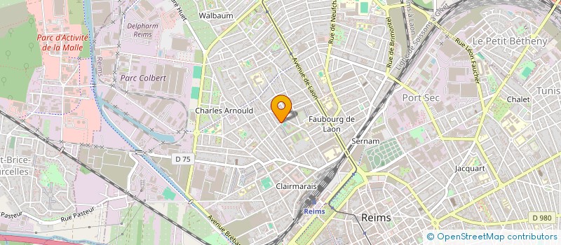 localisation de l'entreprise MADAME FREDERIQUE BAYONNE  REIMS