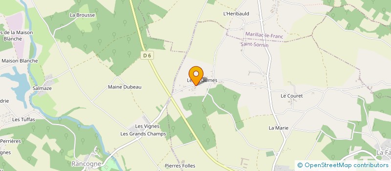 localisation de l'entreprise MADAME FREDERIQUE BEAUGER à SAINT-SORNIN