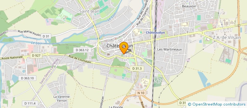 localisation de l'entreprise MADAME FREDERIQUE BEAUVAIS à CHATEAUDUN