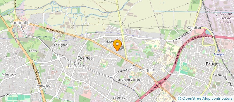 localisation de l'entreprise MADAME FREDERIQUE BEISSY  EYSINES