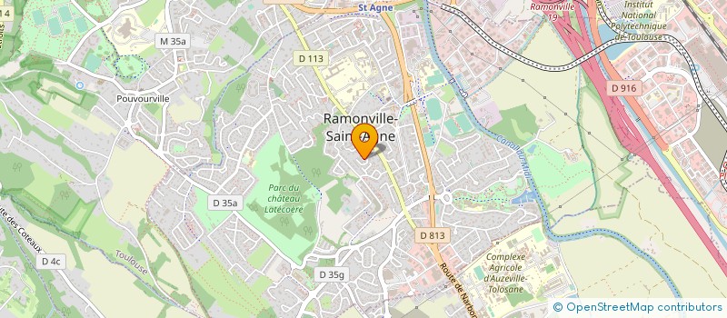 localisation de l'entreprise MADAME FREDERIQUE BELLIERE  RAMONVILLE-SAINT-AGNE