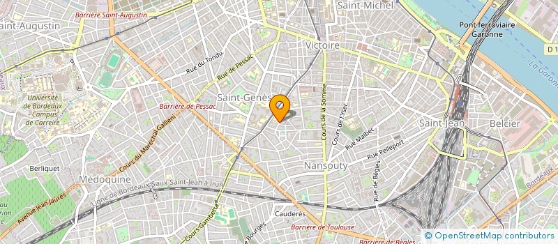 localisation de l'entreprise MADAME FREDERIQUE BELLOC  BORDEAUX