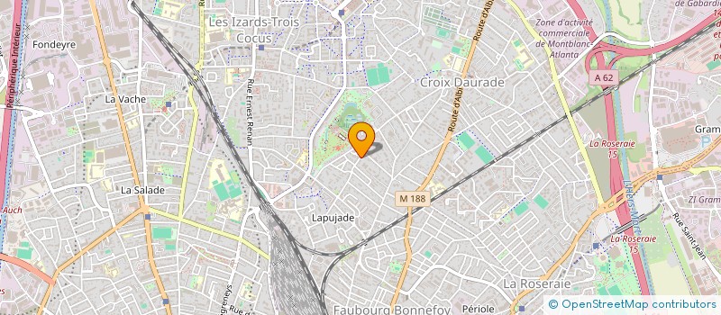 localisation de l'entreprise MADAME FREDERIQUE BELLOC  TOULOUSE