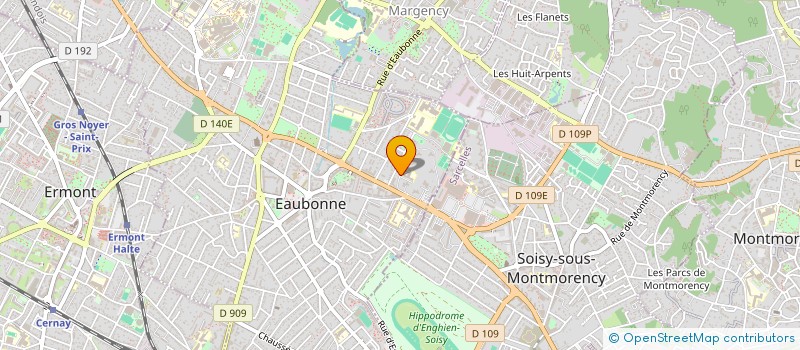 localisation de l'entreprise MADAME FREDERIQUE BELOT à EAUBONNE