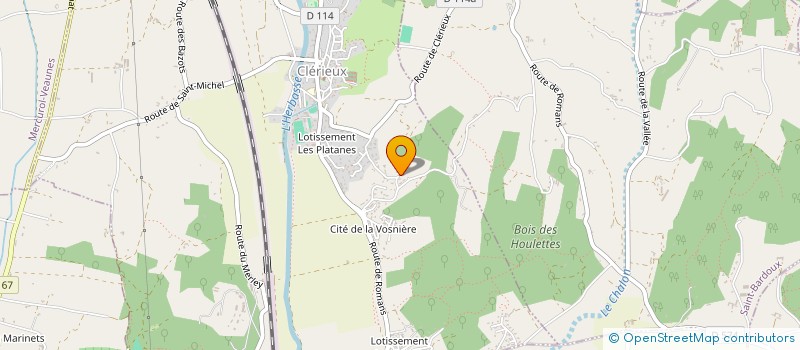 localisation de l'entreprise MADAME FREDERIQUE BERDOLET  SAINT DONAT SUR L'HERBASSE