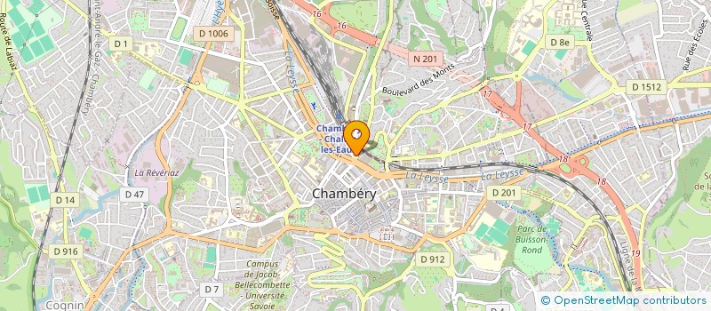 localisation de l'entreprise MADAME FREDERIQUE BERTEA à CHAMBERY