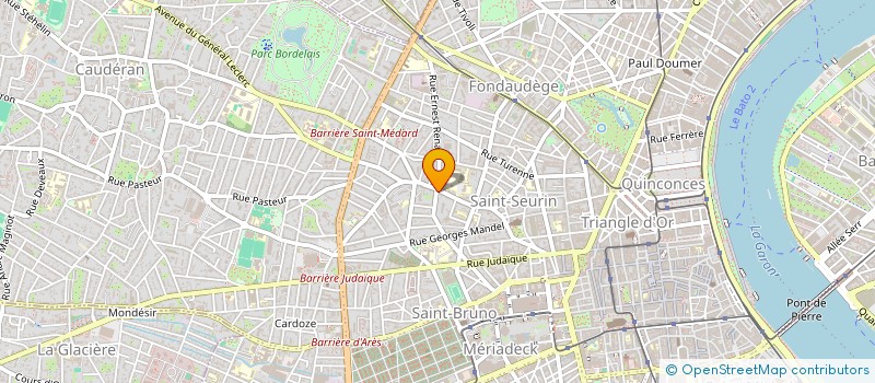 localisation de l'entreprise MADAME FREDERIQUE BERTEN  BORDEAUX