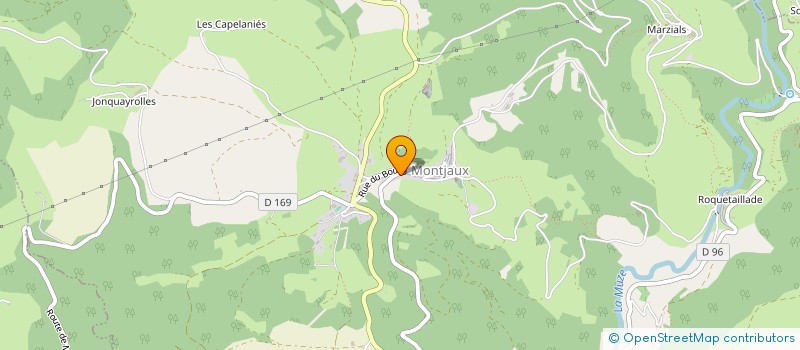 localisation de l'entreprise MADAME FREDERIQUE BERTHEOL  VIALA-DU-TARN