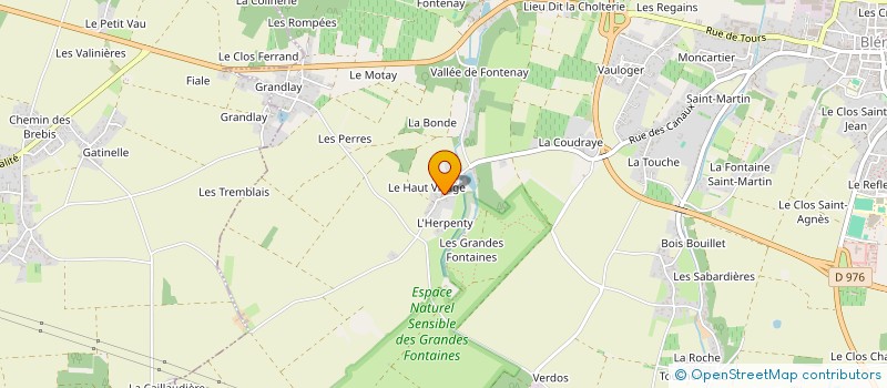 localisation de l'entreprise MADAME FREDERIQUE BESSE à BLERE