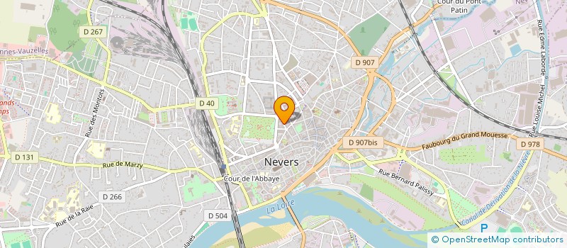 localisation de l'entreprise MADAME FREDERIQUE BIARD à NEVERS