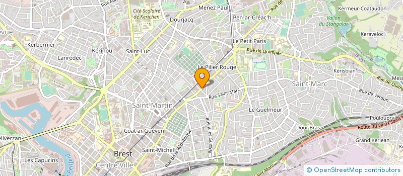 localisation de l'entreprise MADAME FREDERIQUE BIHAN à BREST