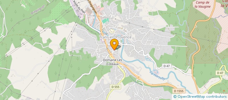localisation de l'entreprise MADAME FREDERIQUE BILLAUD à TRANS-EN-PROVENCE