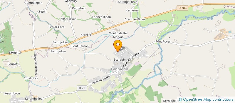 localisation de l'entreprise MADAME FREDERIQUE BILLAUD  LANMERIN