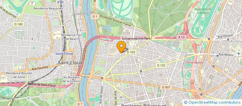 localisation de l'entreprise MADAME FREDERIQUE BLANC à BOULOGNE-BILLANCOURT