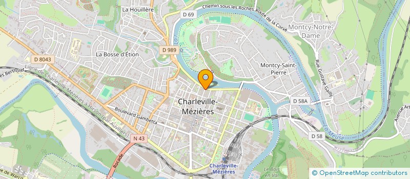 localisation de l'entreprise MADAME FREDERIQUE BLONDEAU à CHARLEVILLE-MEZIERES