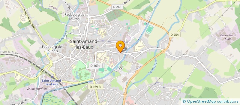 localisation de l'entreprise MADAME FREDERIQUE BLOT à SAINT-AMAND-LES-EAUX