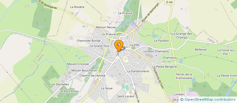 localisation de l'entreprise MADAME FREDERIQUE BOCAGE à LORRIS