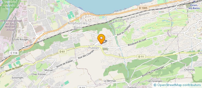 localisation de l'entreprise MADAME FREDERIQUE BOCHATON  PUBLIER