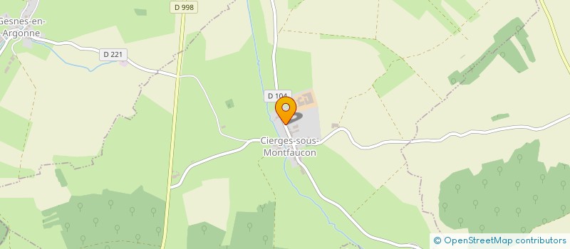 localisation de l'entreprise MADAME FREDERIQUE BOILEAU à CIERGES-SOUS-MONTFAUCON