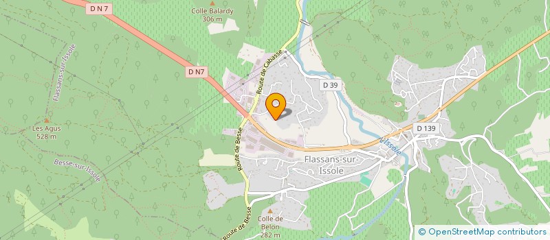 localisation de l'entreprise MADAME FREDERIQUE BONET  FLASSANS-SUR-ISSOLE