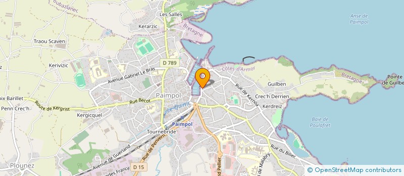 localisation de l'entreprise MADAME FREDERIQUE BONGOAT  PAIMPOL