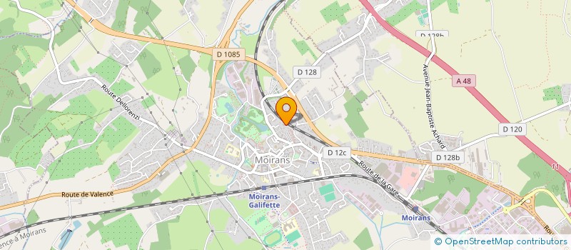 localisation de l'entreprise MADAME FREDERIQUE BONNENFANT  MOIRANS