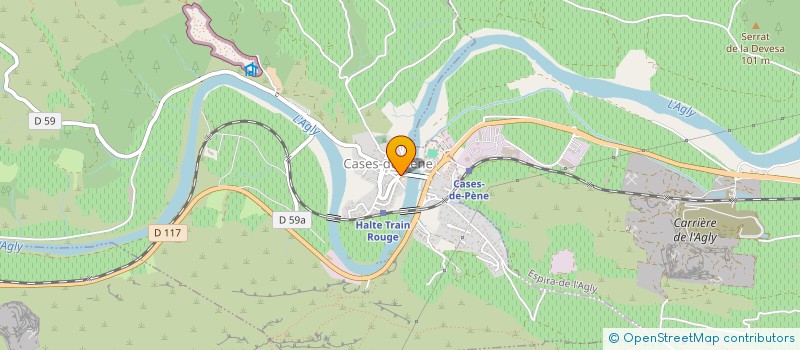 localisation de l'entreprise MADAME FREDERIQUE BORDA  PEYRESTORTES