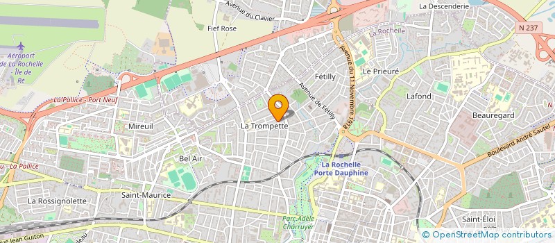 localisation de l'entreprise MADAME FREDERIQUE BORNE  LA ROCHELLE