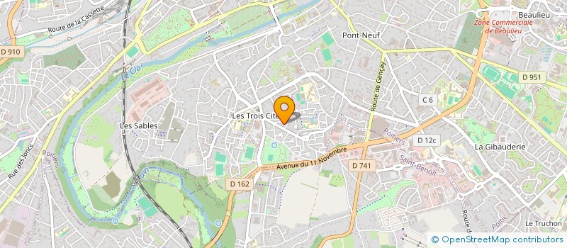 localisation de l'entreprise MADAME FREDERIQUE BOSSA à POITIERS