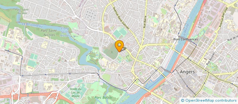 localisation de l'entreprise MADAME FREDERIQUE BOUDES  ANGERS