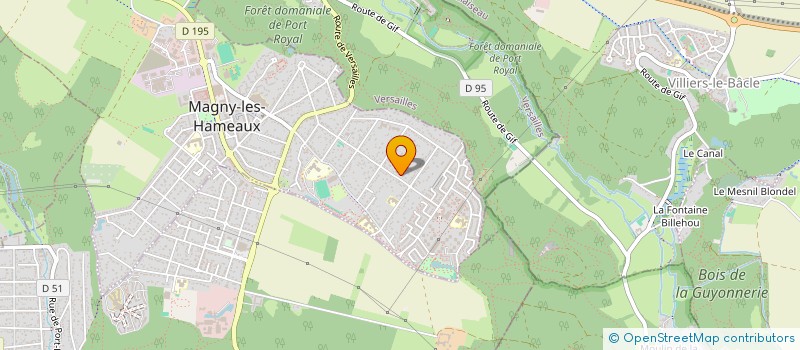 localisation de l'entreprise MADAME FREDERIQUE BOUGY  MAGNY-LES-HAMEAUX