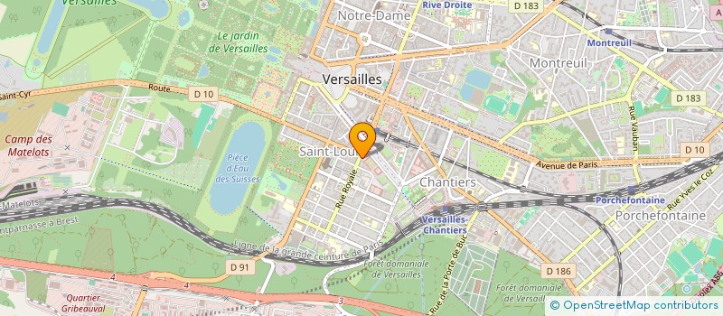 localisation de l'entreprise MADAME FREDERIQUE BOUISSOU à VERSAILLES