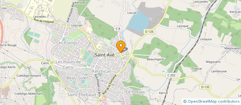 localisation de l'entreprise MADAME FREDERIQUE BOULAS  SAINT-AVE