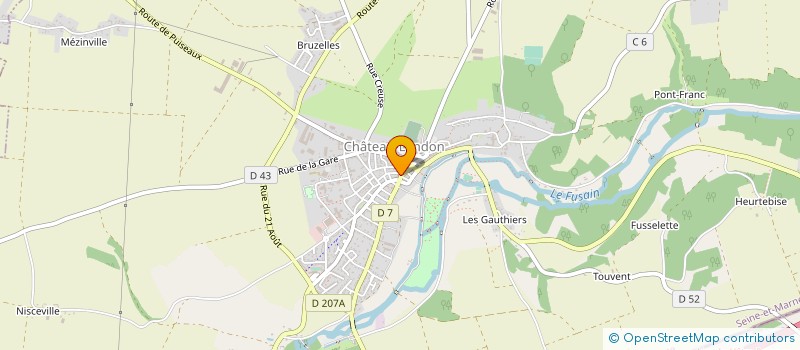 localisation de l'entreprise MADAME FREDERIQUE BOURDON à CHATEAU-LANDON