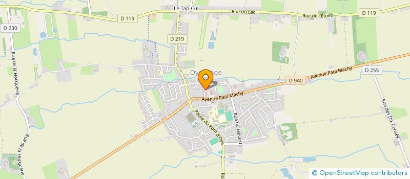 localisation de l'entreprise MADAME FREDERIQUE BOURGEOIS  OYE-PLAGE