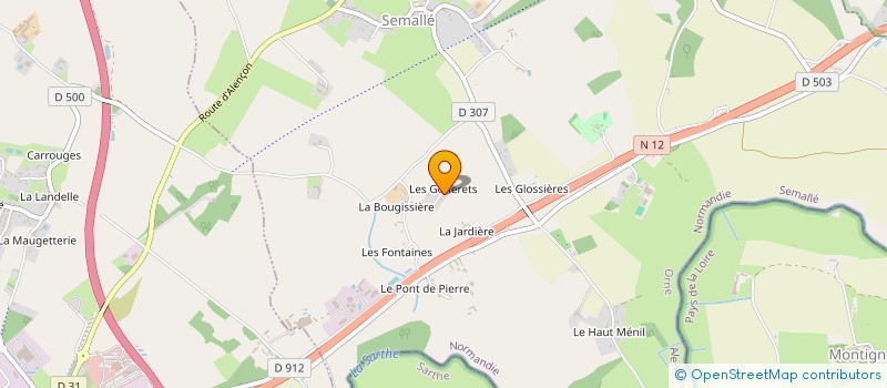 localisation de l'entreprise MADAME FREDERIQUE BOURNEUF à SEMALLE
