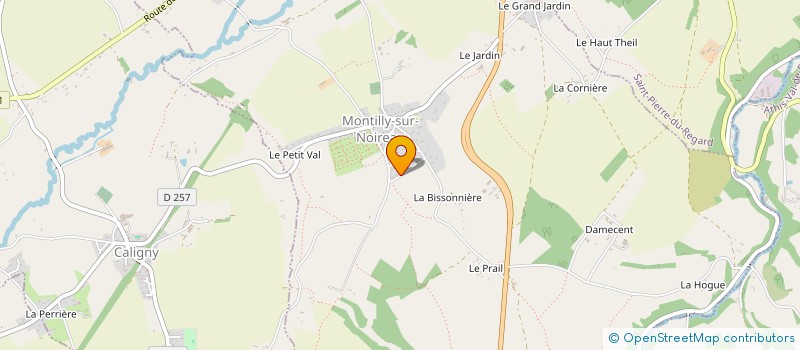 localisation de l'entreprise MADAME FREDERIQUE BRANCHEREAU à MONTILLY-SUR-NOIREAU
