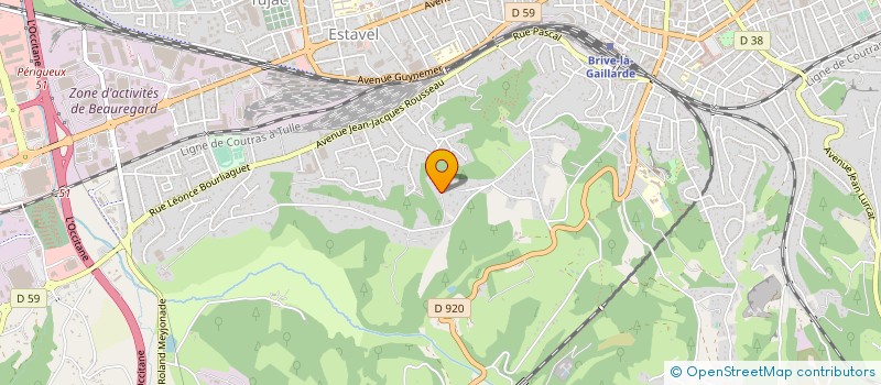 localisation de l'entreprise MADAME FREDERIQUE BRENGUES  BRIVE-LA-GAILLARDE